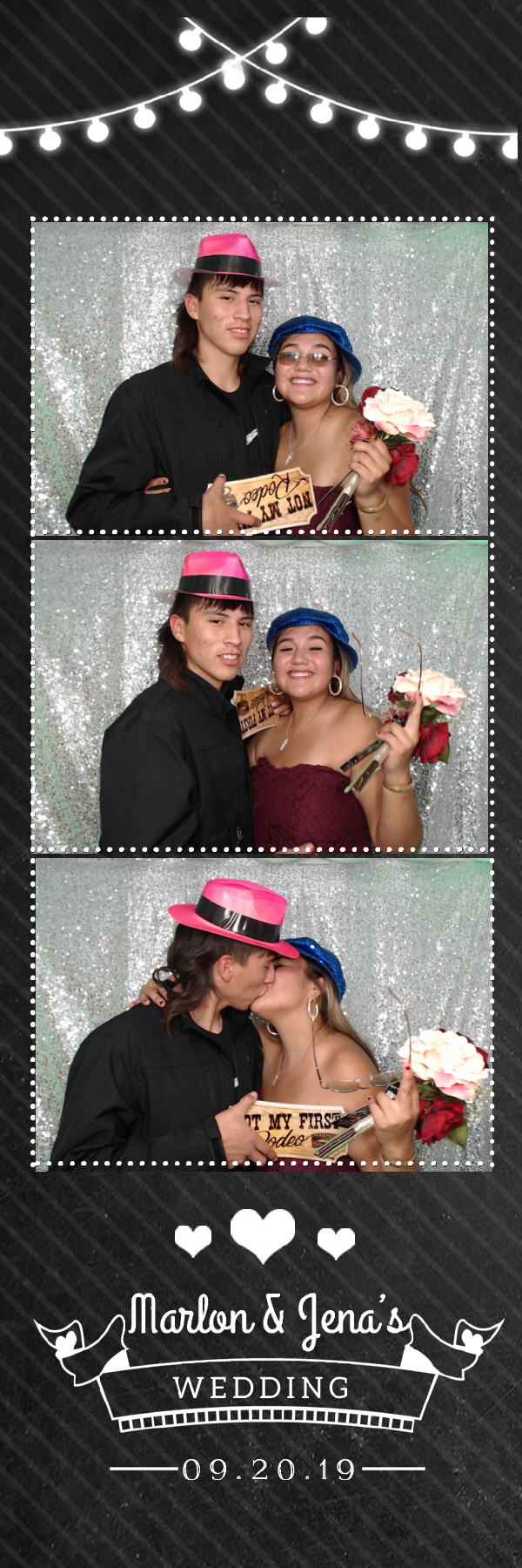 Jena and Marlon's Wedding | View more photos from the event at gallery.photoboothbillings.com/u/PhotoBoothBillings/Jena-and-Marlons-Wedding